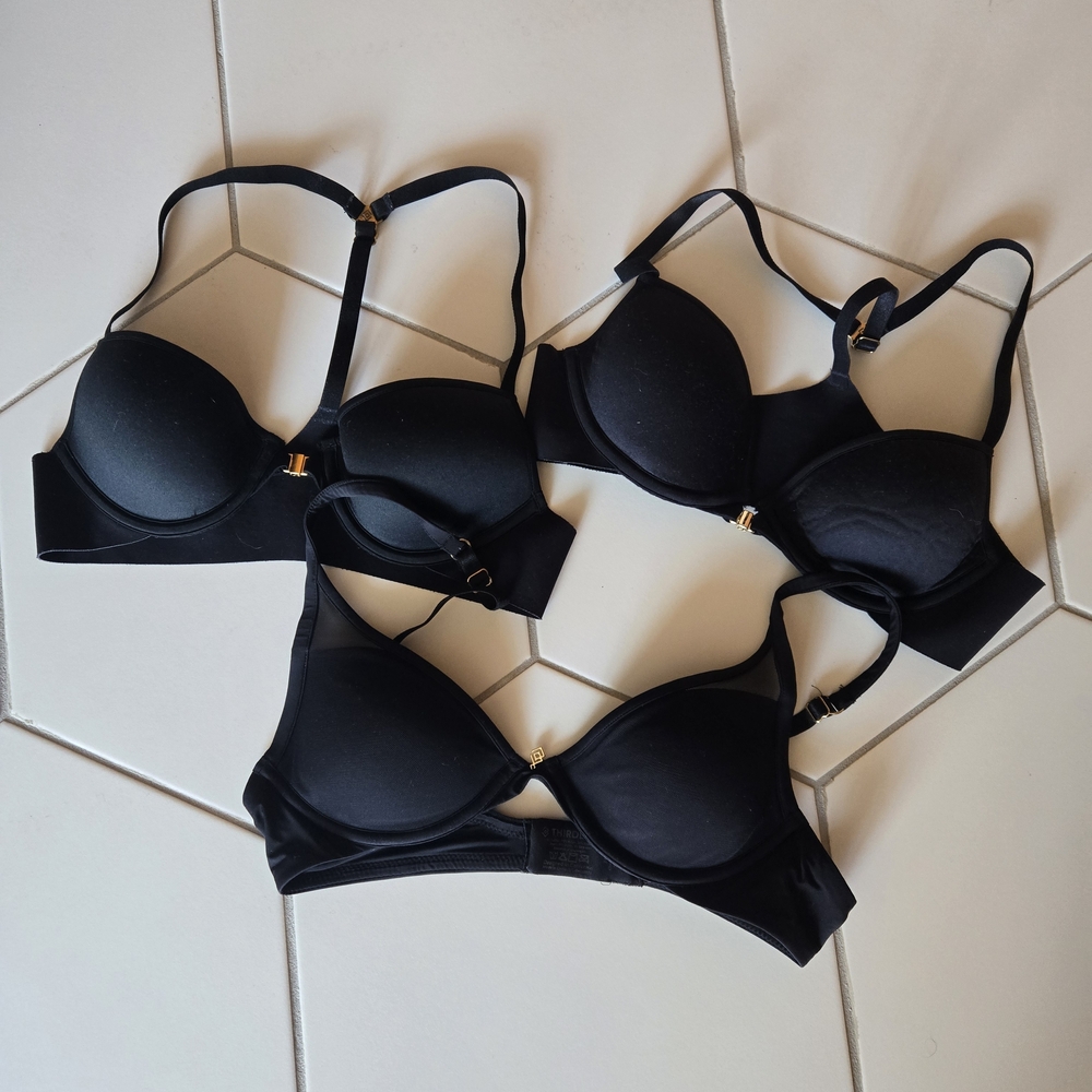Third Love Black Bra Bundle size 32A